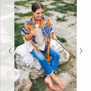 Tuckernuck Orange and Blue Scarf